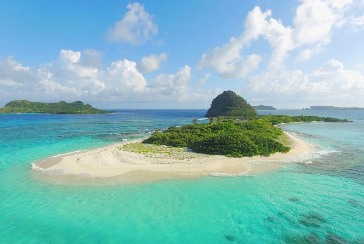 White Island near Carriacou, photographed for its Bayside property listing